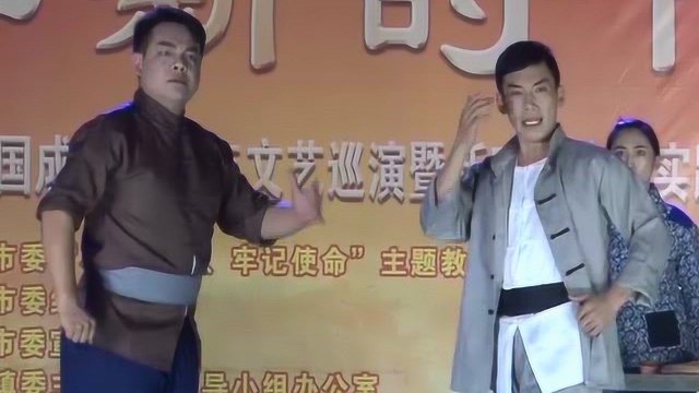 我市庆祝新中国成立70周年文艺巡演在东海镇举行专场演出