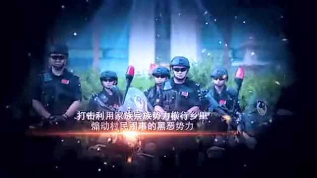 牟定警方扫黑除恶!