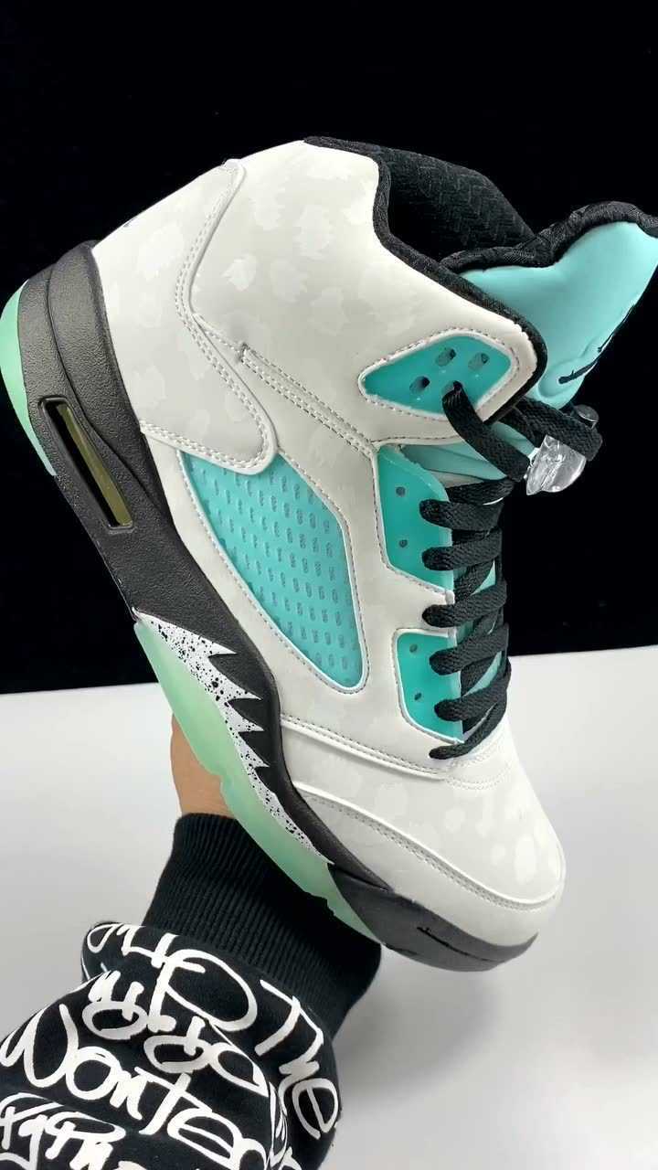 aj5薄荷绿郭艾伦配色实拍