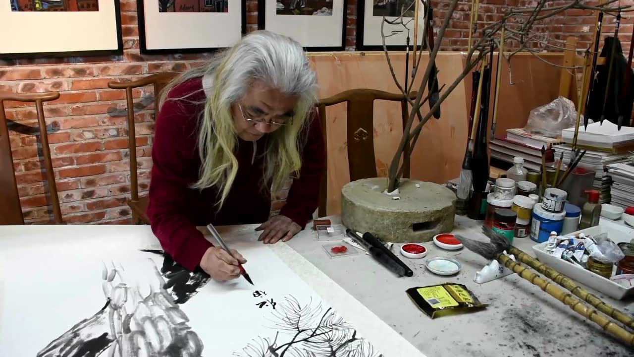 马庆福松柏高立图_腾讯视频