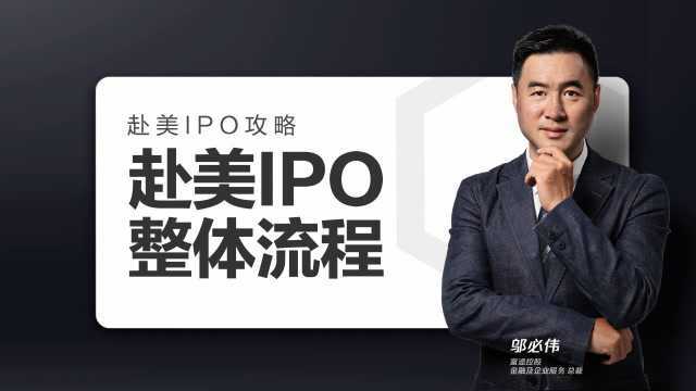 实战干货倾情分享:赴美IPO全流程解析