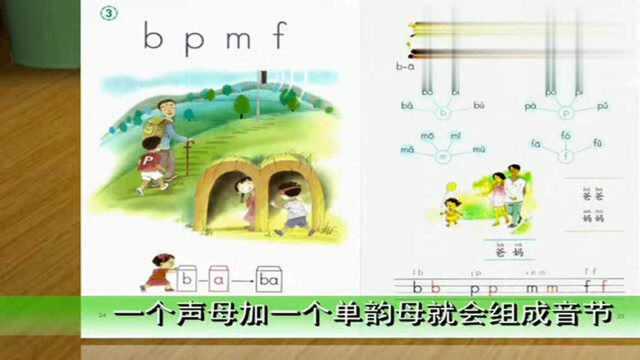 一年级拼音视频跟读:快来一起学习一下吧,读几遍就学会了!