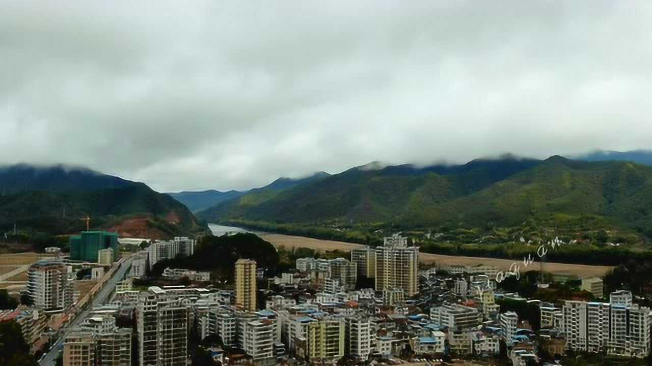 航拍&延时摄影梅州洲瑞镇
