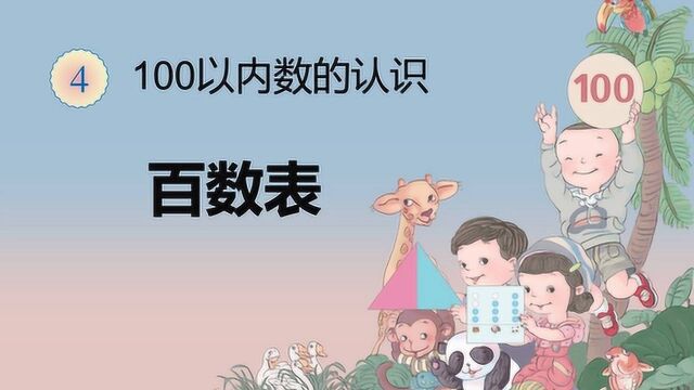 认识百数表:小学一年级数学下册,让孩子掌握百数表中的规律