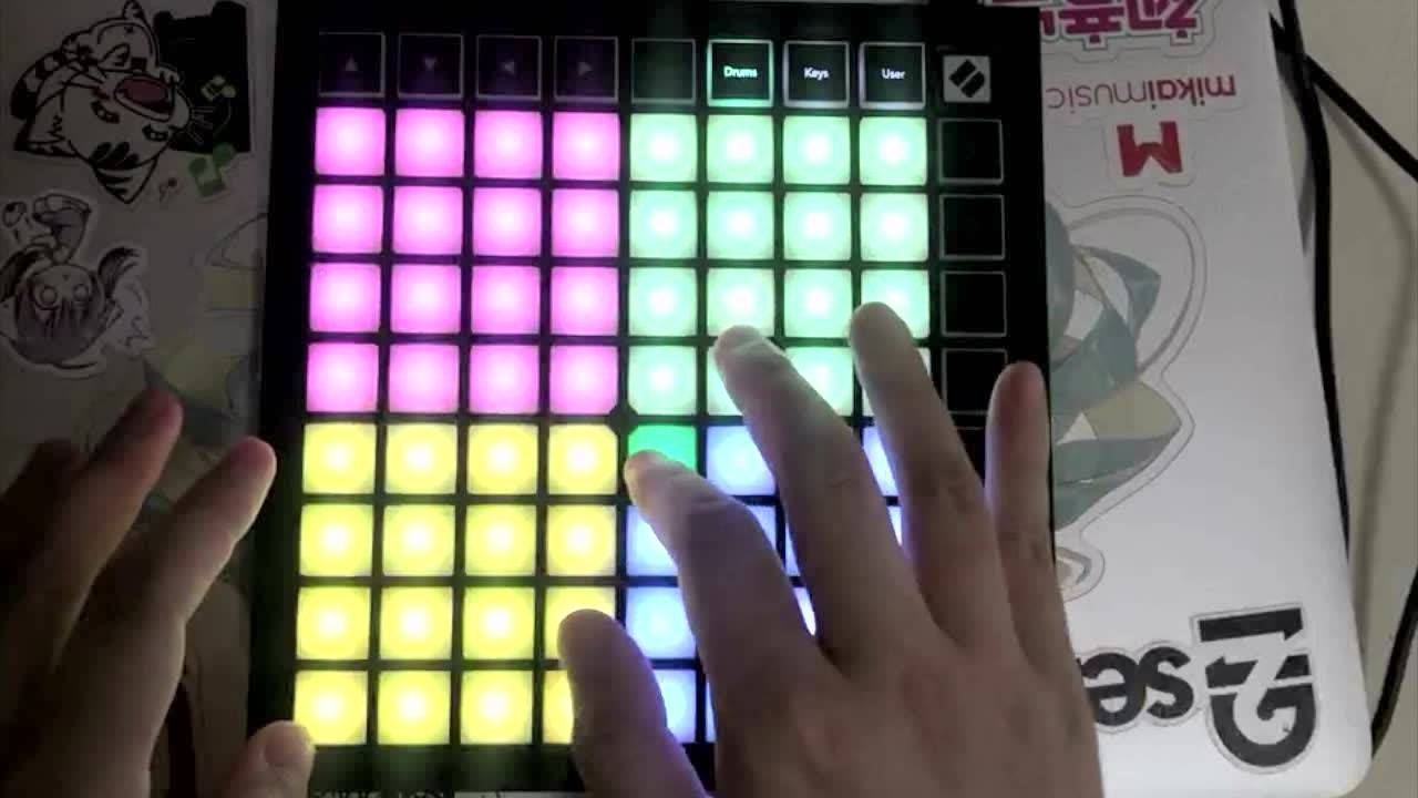 novation Launchpad Mini MK3测评~玩的不亦乐乎_广州长秦城MusicGW