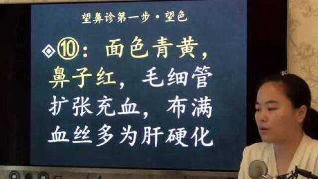 89中医望诊面色青黄鼻子红肝硬化易演伤寒论ⷦœ›诊公开课