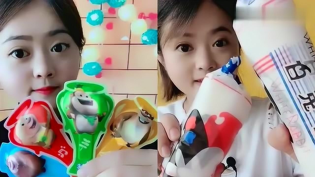 美女直播吃奶酪棒棒大白兔奶糖各种口味任意选我向往的生活