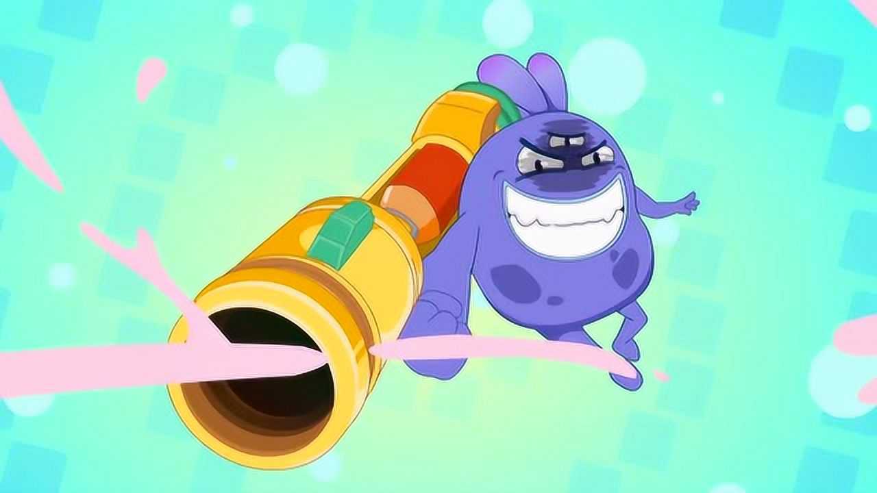 灰太狼大战细菌们但灰太狼的火箭筒没法穿过细菌的防御这下怎么办