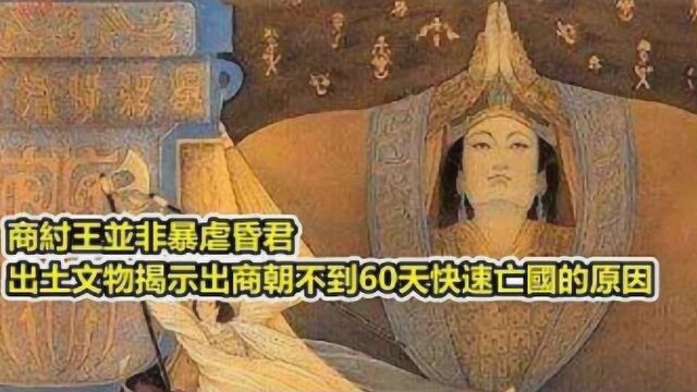 考古学家研究,商朝为何60天快速亡国,商纣王并非昏君