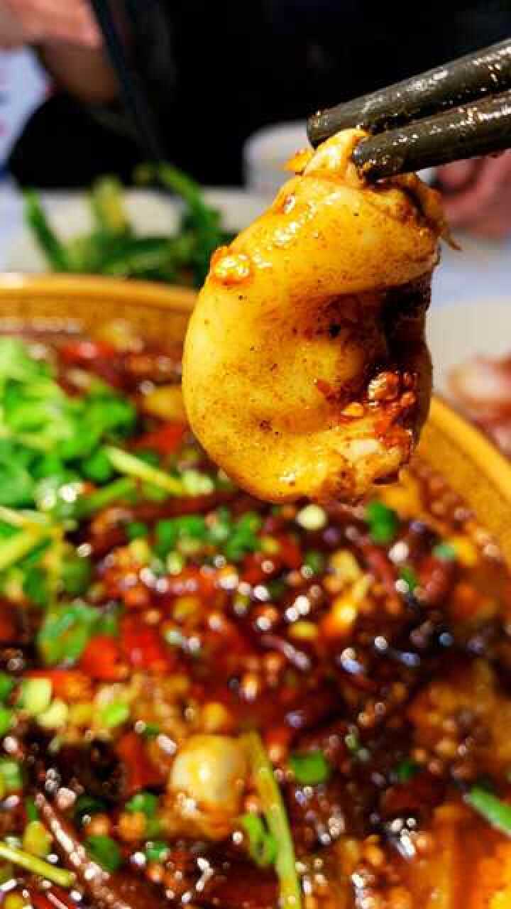 家庭版水煮鱼籽鱼泡02好吃停不下来