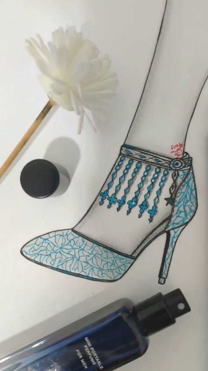 公主鞋怎么画才漂亮图片