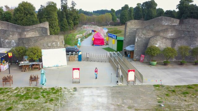 成都秀丽东方3月3号才开园,先飞无人机进去打探下里面啥状况