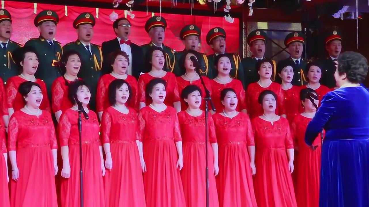 大合唱祝福祖国歌声嘹亮动人心扉