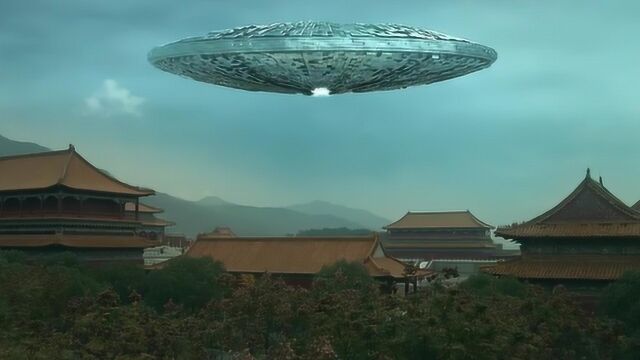 奇幻电影:大清皇宫悬停着飞碟,皇上竟然是外星人派来管理人类