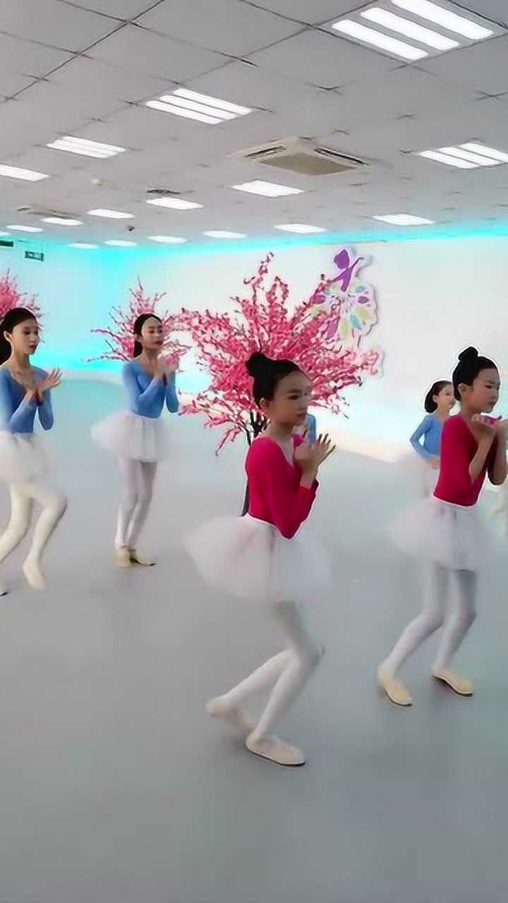 童模宋小睿学习芭蕾舞真心觉得她不适合跳舞总是慢半拍