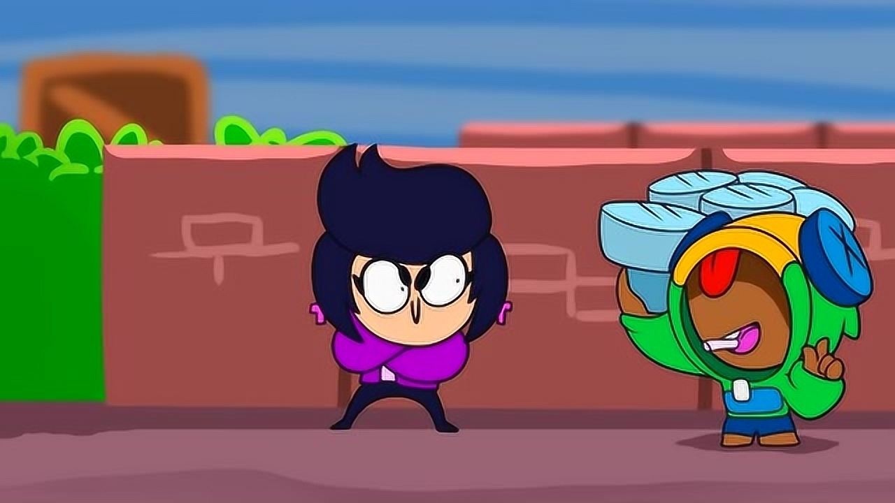 荒野乱斗动画:里昂会隐身,比比技高一筹_腾讯视频