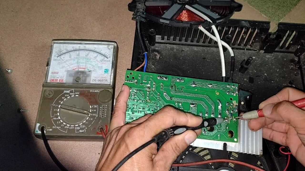 半球电磁炉无电源维修分享