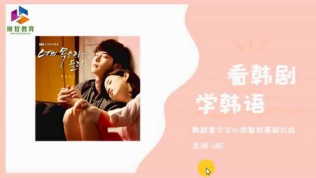 适合零基础的韩语爱好者之《边看韩剧边学韩语》