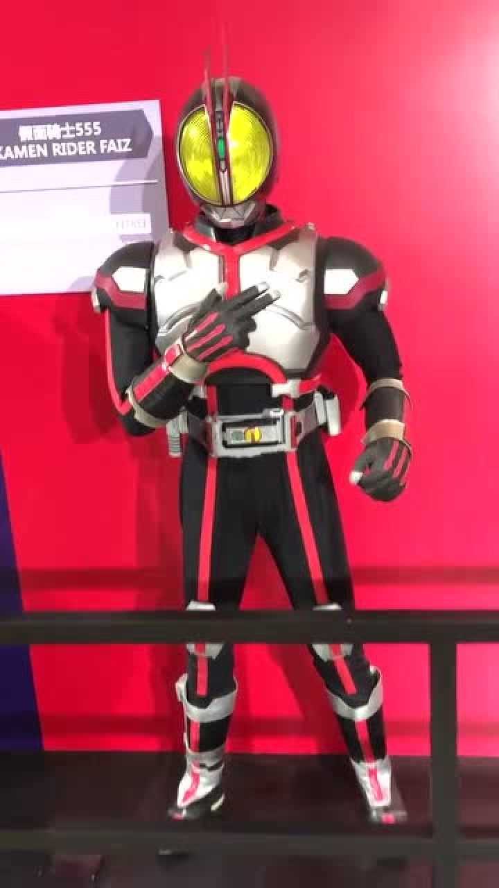 最爱巧爷假面骑士555一比一皮套变身声音很好听哦