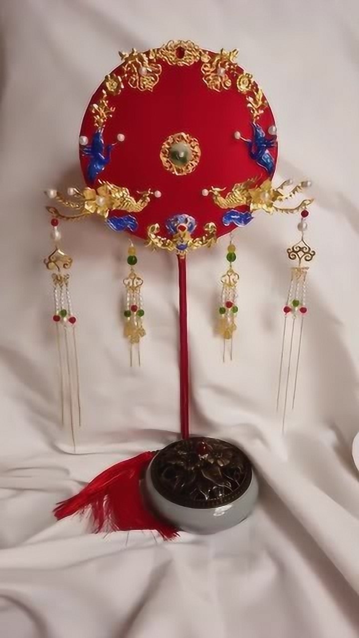 美到了这把古风遮面扇简直太漂亮了都不知道用什么形容词了