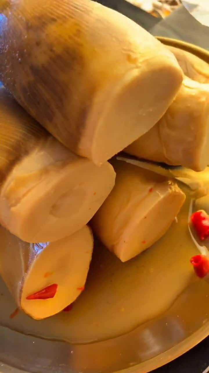 这个黄金笋香脆可口,简直就是人间美味啊!