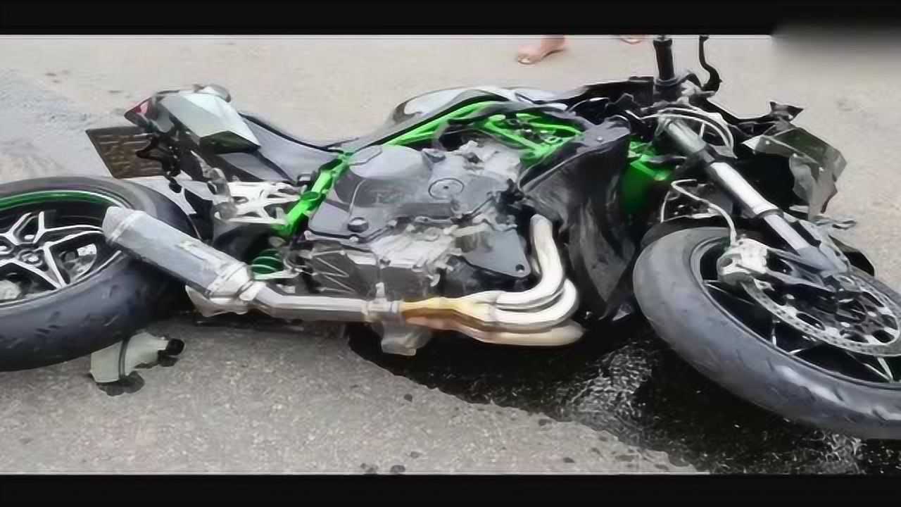 机车摩托价值42万的川崎h2事故直接报废了吗