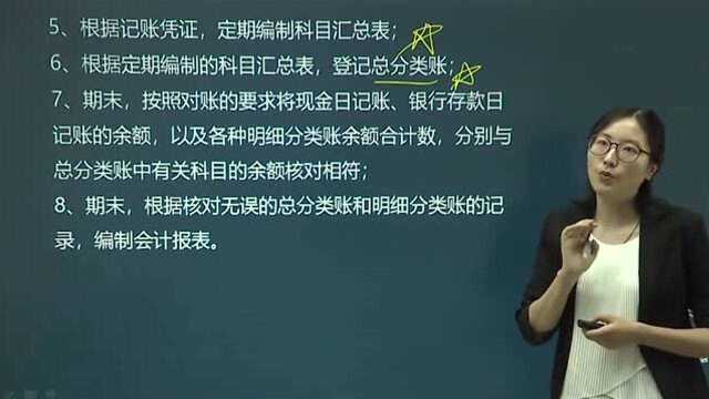 2020初级会计职称 会计实务 55.科目汇总表账务处理程序