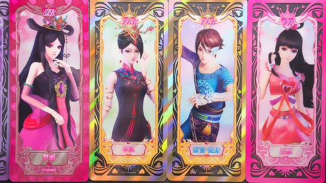 叶罗丽卡片第2弹晶钻包拆到辛灵和舒言的tgr卡