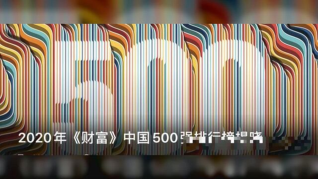 2020年中国500强:谁还在,谁新晋