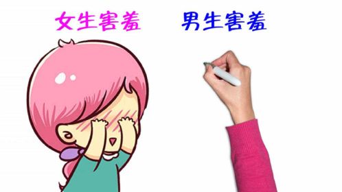 女生害羞vs男生害羞,有什么区别?原来如此,哈哈