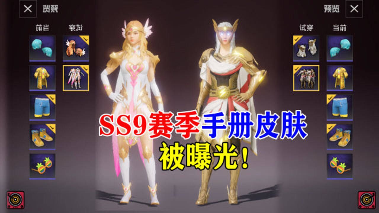 和平精英:爆料ss9赛季手册皮肤