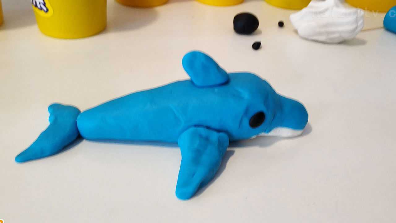 彩泥制作教程,如何制作海豚,创意手工大全_腾讯视频