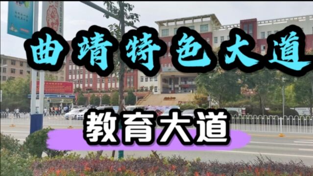 曲靖麒麟区南片有条路,文化氛围浓厚,学校扎堆你们知道在哪吗?