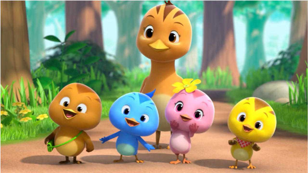 萌鸡小队鸡宝宝们太可爱了都要学唱歌全来找老师了