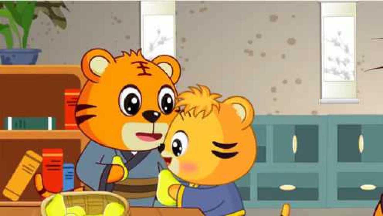 贝乐虎故事:孔融很听话,爸爸看在眼里