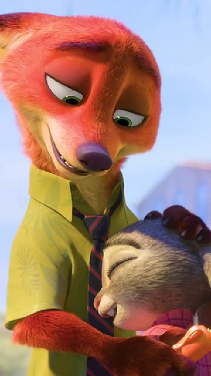 尼克看朱迪的眼神,真的是太有爱啦