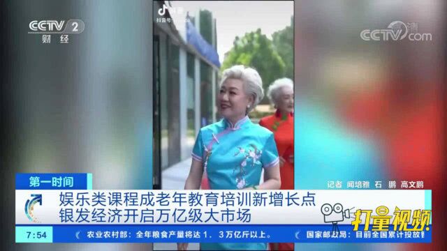 网上美妆、书法、模特!“银发经济”开启万亿级大市场