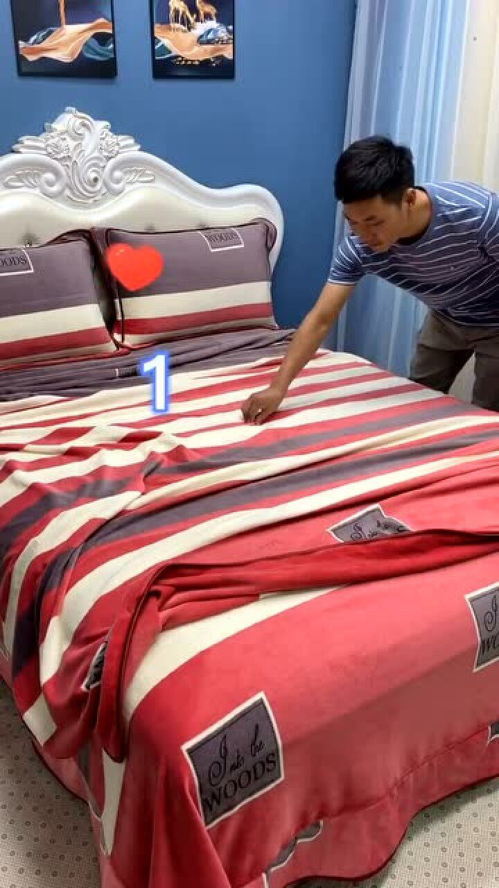 教你快速叠被子技巧!喜欢要收藏哦!