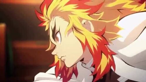 鬼灭之刃无限列车篇炎柱炼狱杏寿郎拔刀的瞬间义勇师兄要吃醋