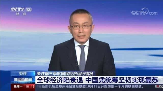 评论 关注前三季度国民经济运行情况