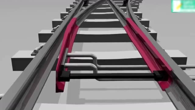 常识科普火车在岔道口,拐弯处是如何实现变道的?看完后就长知识了