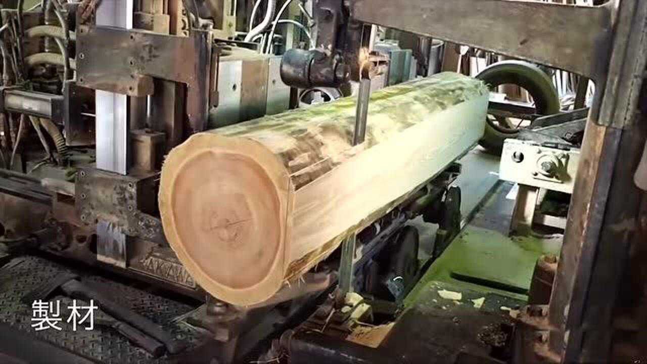 这是我见过最满意的木头加工厂日本现代技术木材加工厂