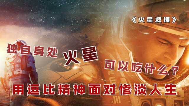 火星救援:独自身处火星要吃什么?用逗比精神面对惨淡的人生