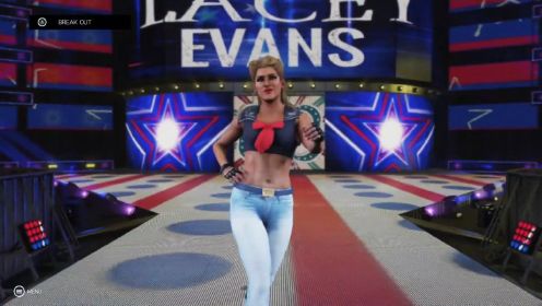 WWE 2K19女子牛仔裤单打赛Nikki Bella vs Lacey Evans
