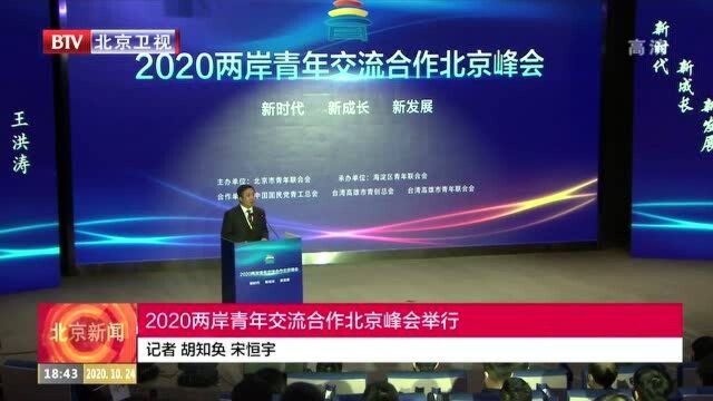 2020两岸青年交流合作北京峰会举行