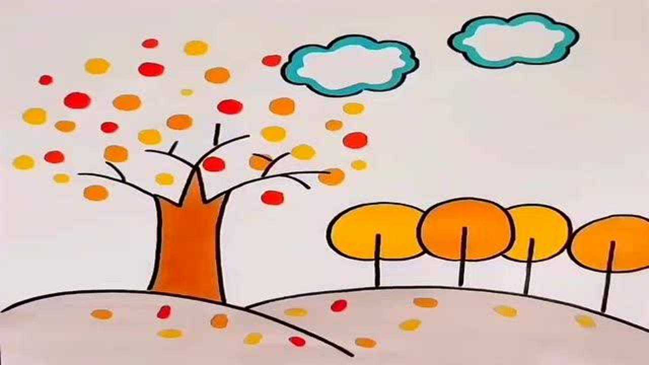 秋天是一个丰收的季节画一幅丰收的简笔画看起来太棒了