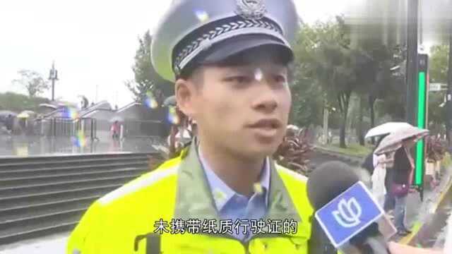 上海交警app电子驾驶证:交警温馨提示