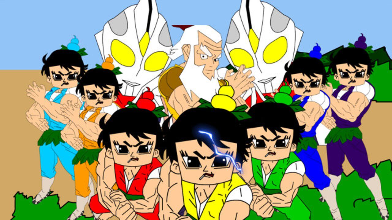 葫芦娃vs奥特曼,没想葫芦娃才是终极大boss