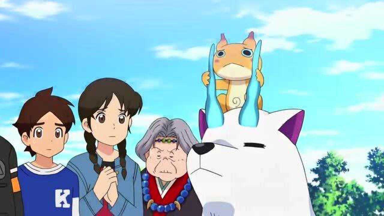 妖怪手表小狛和狛次郎被石狮子压成了饼太可怜了