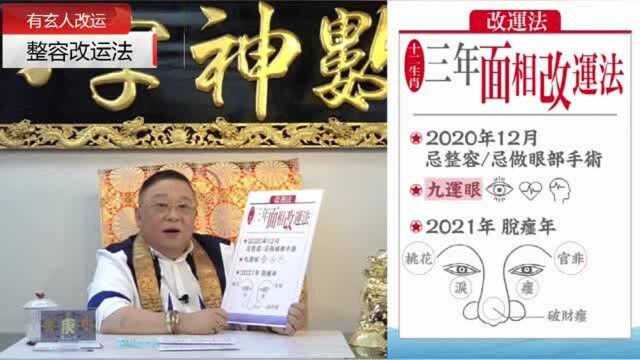 李居明八字神数网课精选:整容改运法